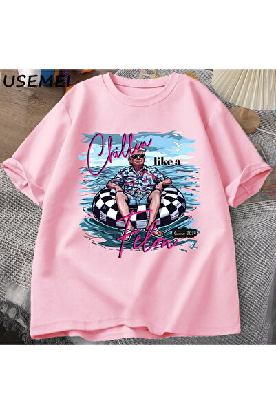Drippy Kriminalac kao Chillin majica za muškarce i žene, smešna Trump T-shirt...
