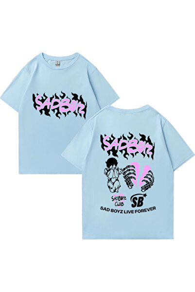 Drippy Високоякісна футболка з принтом для чоловіків та жінок - з короткими р...