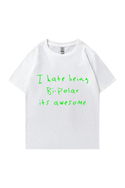 Drippy Tricou cu imprimeu bipolar Kanye West Rap - Hip Hop pentru bărbați și ...
