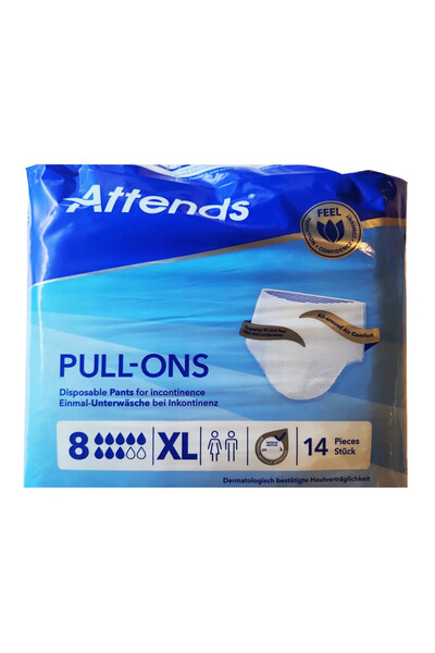 attends Pull On 8 Extra Large 4X16 (100358)
