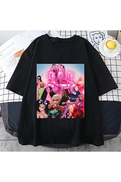 Drippy Nicki Minaj Hot Music Album T-shirt - Ženska i muška rep hip hop uličn...