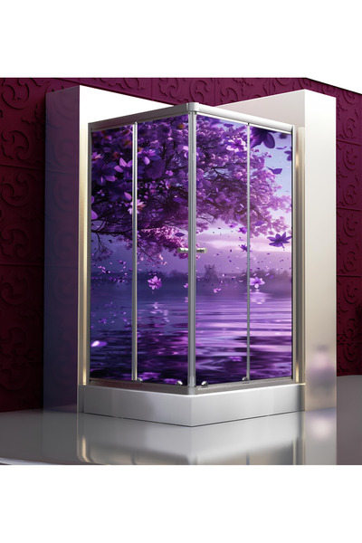 Özbey Reklam Banyo Duşakabin Kaplama Folyo Sticker Ord-150 ( Ölçüsü 160x170 4...