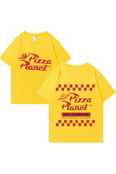 Drippy Pizza Planet Hip Hop grafička vintage majica - muška i ženska, kratki ...