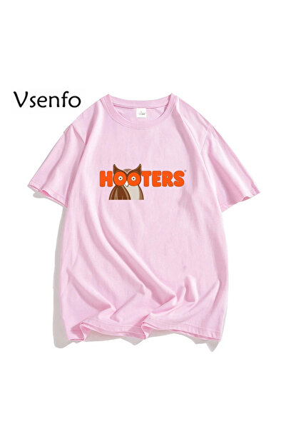 Drippy Hooters Original Owl T-shirt - Opuštena grafika kratkih rukava za mušk...