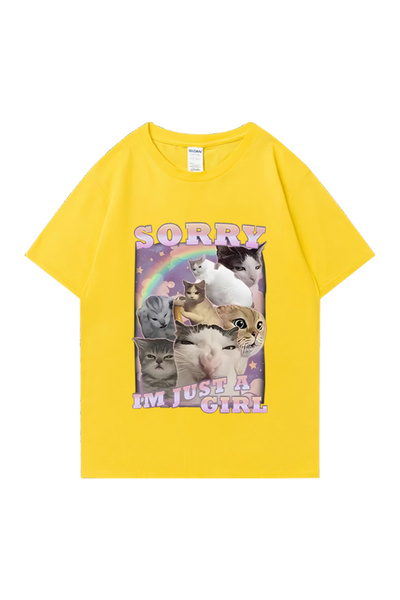 Drippy Smešni mačka meme Štampano T-shirt - Muškarci Žene Vintage Velika veli...