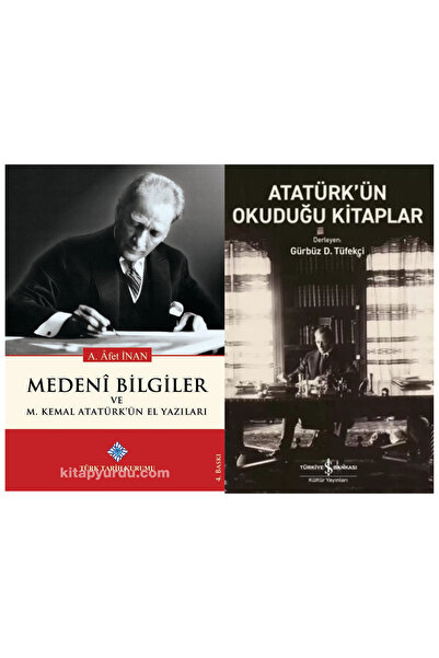 Türk Tarih Kurumu Yayınları MEDENİ BİLGİLER+ ATATÜRK'ÜN OKUDUĞU KİTAPLAR MUHT...