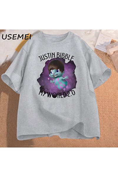 Drippy Justin Bibble grafička majica za muškarce Pamuk T-shirt - High Ka Štam...