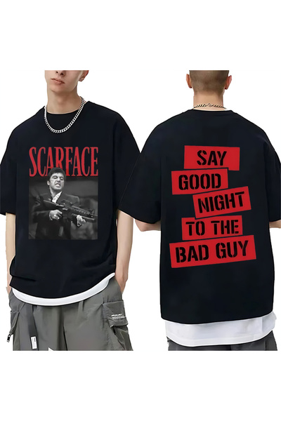 Drippy Scarface Tony Montana New Movie Hip Hop Fashion Rock Graphic Tricou - ...