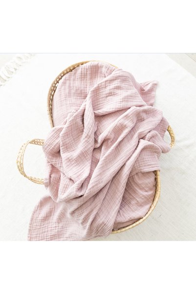 EIFIN Set of 2 Muslin Blankets and Blankets - 100% Cotton, Oeko-Teks Certified, 80X80 cm