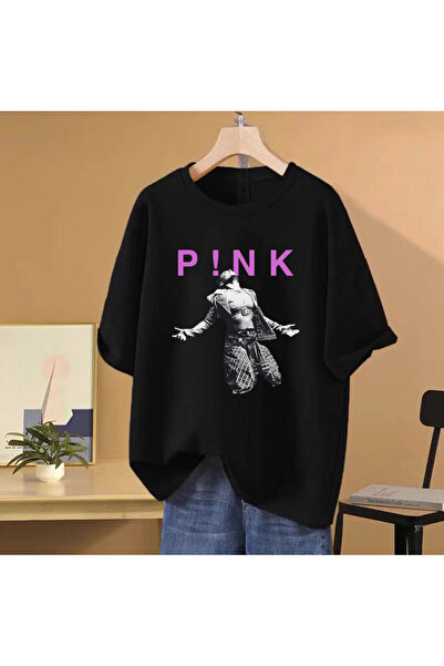 Drippy P!NK Vintage muška i ženska hip hop ulična odjeća - O-izrez T-shirt, r...