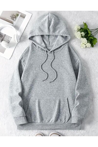 NO 601 Women's Grimelange Back Cherry Cherry Printed Hooded Sweatshirt