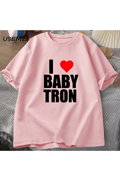 Drippy BABYTRON muška ulična odjeća T-shirt - Unisex Harajuku Pamuk, reper Sh...