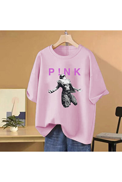 Drippy P!NK Vintage Bărbați Femei Hip Hop Streetwear - Tricou cu decolteu O, ...