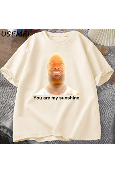 Drippy Sunshine Meme Graphic Pamuk majica za žene i muškarce - leto Štampano