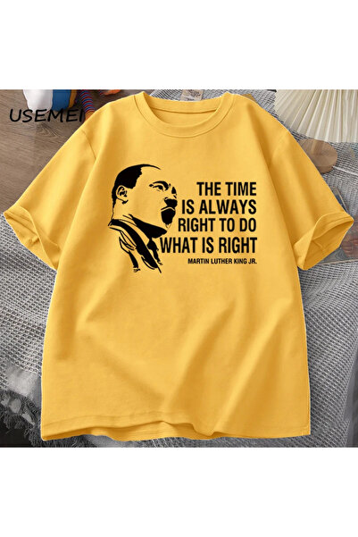 Drippy Prirodno T T-shirt za Martina Lutera Kinga - Vreme je uvek prepreka za...