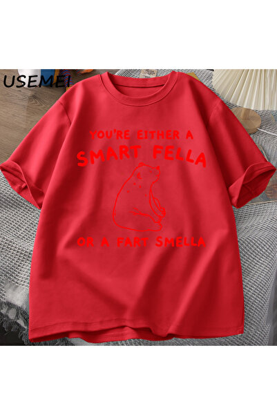 Drippy Retro crtani film T-shirt - Pametan čovek, Pamuk čudan medved, muški i...