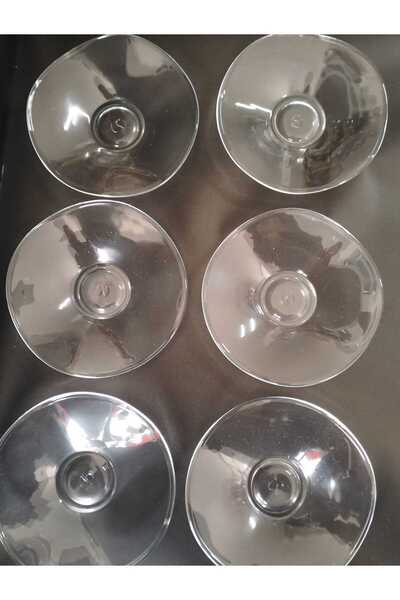 kurt41 6-Piece Glass Tea under Cup Plate