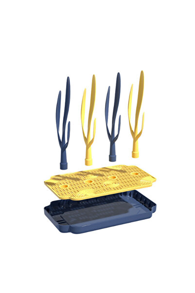 Bubbico Taşınabilir Çok Amaçlı Biberon Emzik Kurutucu Kurutmalık Stand Bebek Çocuk Sağlığı Kurutma