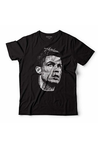 Kendim Seçtim Dječja majica Cristiano Ronaldo Air Cr7 Tipografija Silueta