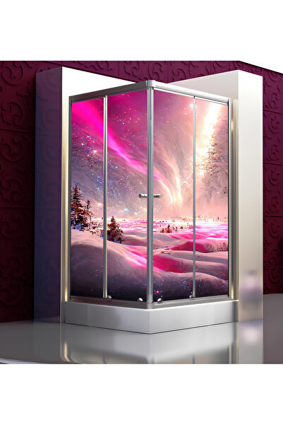 Özbey Reklam Banyo Duşakabin Kaplama Folyo Sticker Ord-146 ( Ölçüsü 160x170 4...