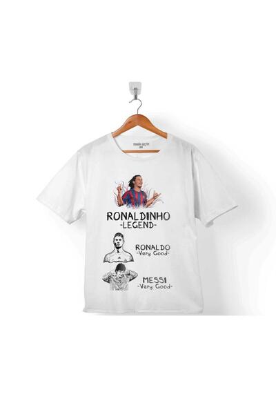 Kendim Seçtim Ronaldinho Çocuk Beyaz Tişört