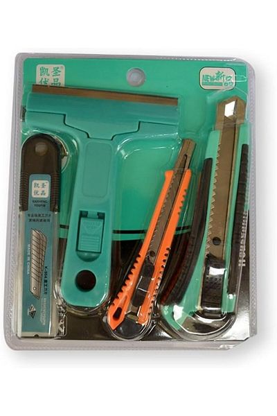 Taimi Cutter Multi-Purpose Retractable  Snap-Off Stainless Steel Blades