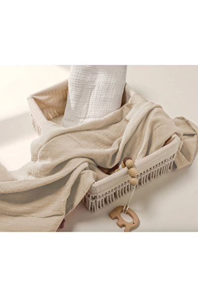 EIFIN Set of 2 Muslin Blankets and Blankets - 100% Cotton, Oeko-Teks Certified, 80X80 cm