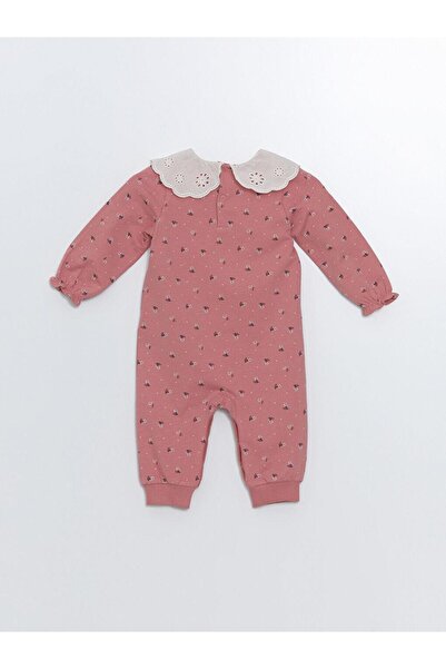LC Waikiki LCW baby Bebe Yaka Kız Bebek 2 İplik Tulum