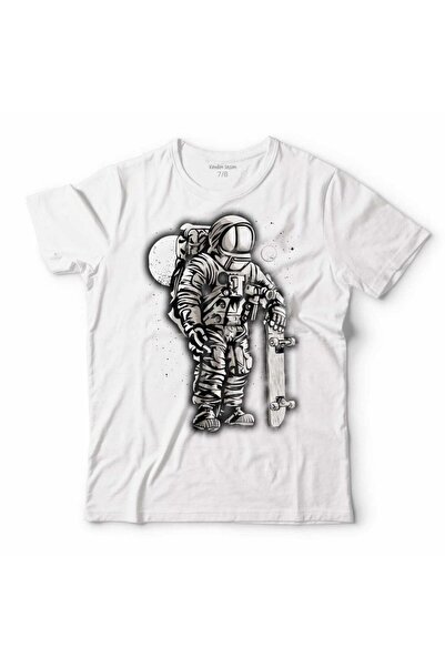 Kendim Seçtim Skateboarding u svemiru Astronaut Mesec NASA Svemir Kozmos Dječ...