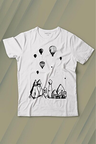 Kendim Seçtim Cappadocia Nevşehir Fairy Chimneys Cappadocia Tricou imprimat T...