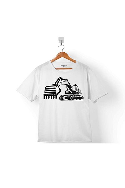 Kendim Seçtim Tricou pentru copii Excavator Kato Bucket Loader Construction Machine