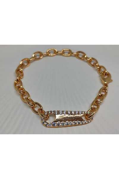 FOR YOU TAKI by Ezgi سوار نسائي أنيق من Xuping Chain Stone لا يفقد بريقه