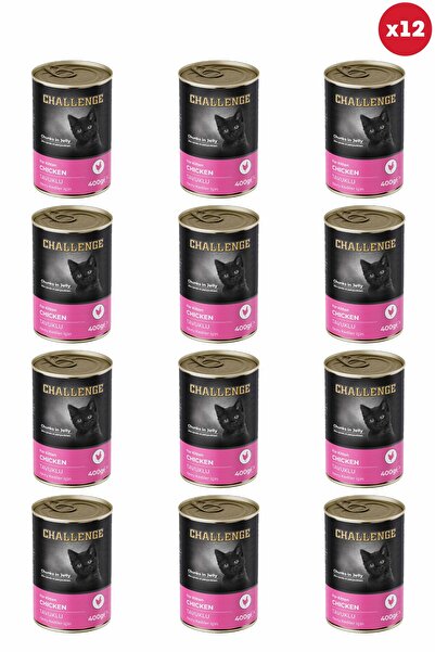 Challenge Tavuklu Yavru Kedi Konservesi 400 gr X 12 Adet