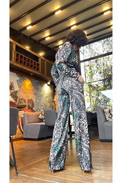 AYLİMODA Desenli Tulum