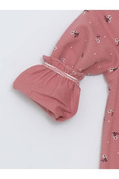 LC Waikiki Lcw Baby Bebe Collar Baby Girl 2 Yarn Jumpsuit