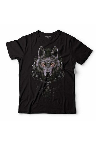 Kendim Seçtim Tricou pentru copii Bozkurt Head Wolf Wolf Head Göktürk