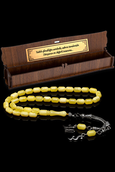 OTTOTESBİH Cadou pentru bărbați Beirut Drop Chihlimbar mărgele de rugăciune