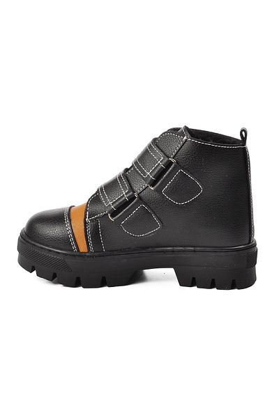 AYAKMOD Παιδικές μπότες Black-Camel