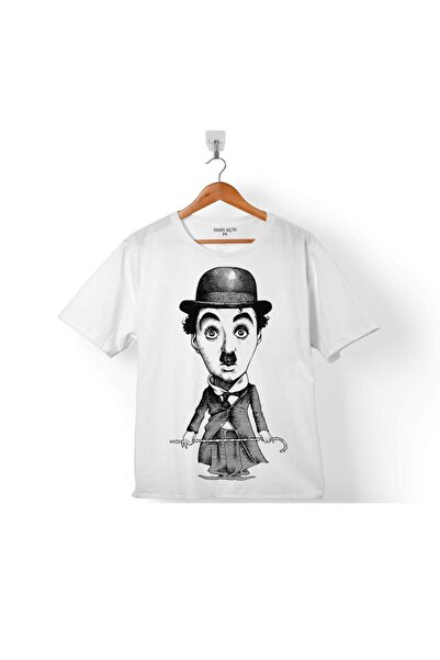 Kendim Seçtim Παιδικό μπλουζάκι Charlie Chaplin Çarli Çaplin Logo Silhouette ...