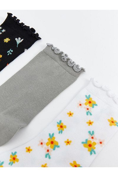 LC Waikiki Lcw Dream Floral Дамски чорапи 3 бр
