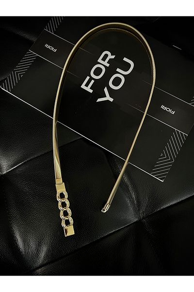 Fiori Curea de primăvară pentru femei cu detaliu de lanț, centură de haină, centură de rochie, centură de cămașă