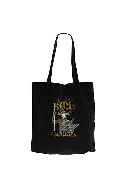 Z zepplin Black Canvas Tote Bag