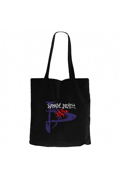 Z zepplin Napalm Death Greed Killing Black Canvas Tote Bag
