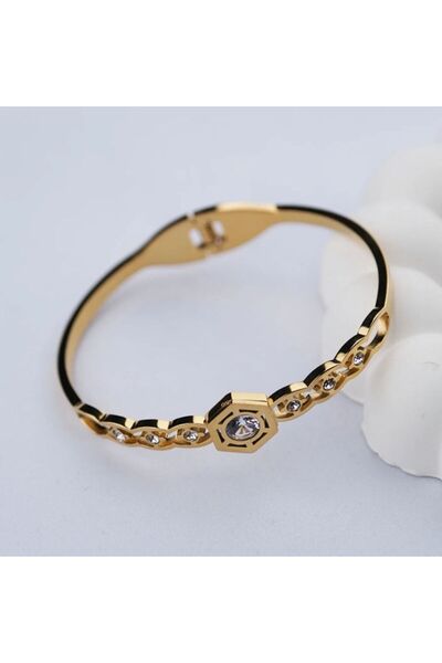 Çelik Le Mıen Shule Taş Tasarım Kelepçe