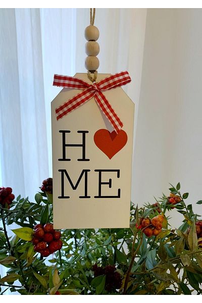 SSCglow Nordic Style Home Coffee Colorful Heart Detailed Kitchen Cabinet Balcony Wall Ornament