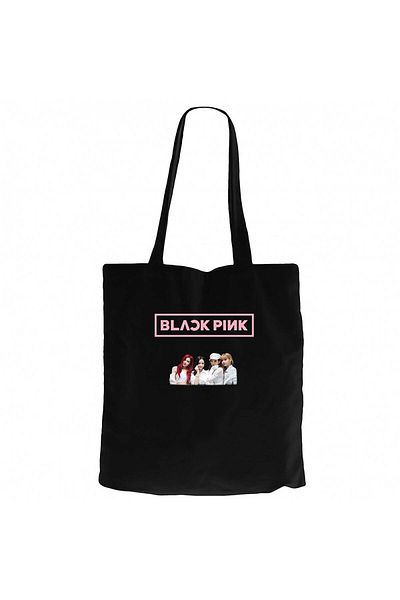 Z zepplin Μαύρη υφασμάτινη τσάντα με φερμουάρ Blackpink Gabardine