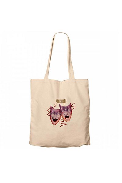 Z zepplin Mötley Crüe Theatre Of Pain Cream Canvas Tote Bag