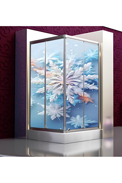 Özbey Reklam Banyo Duşakabin Kaplama Folyo Sticker Ord-125