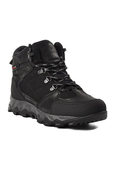 AYAKMOD Μαύρα ανδρικά μποτάκια Nubuck