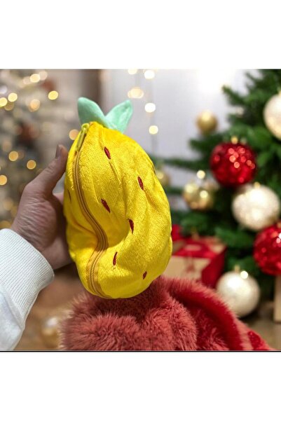 BE ACTİVE Be Active Peluş Çilek Tavşan 25 Cm Peluş Oyuncak Peluş Tavşan Fermuarlı Sevgiliye Özel Hediyelik